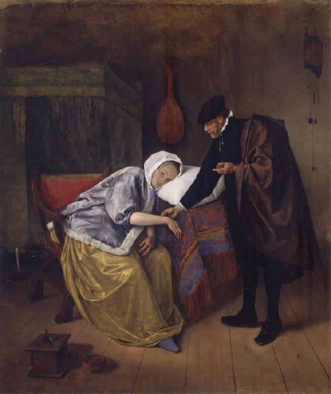 Jan Steen The Sick woman oil painting picture